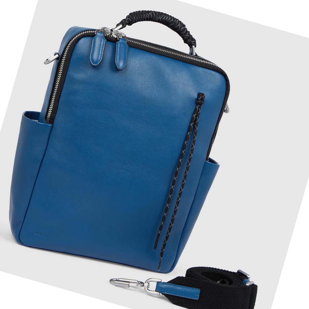 Men's Ecco CERAMIC TECH-BAG COMPACT Handbag Blue | Canada 732OKI